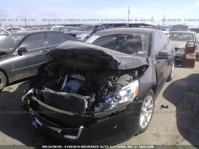1G11C5SL0FF276113 - 2015 CHEVROLET MALIBU 1LT BLACK photo 2