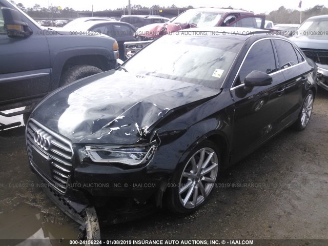 WAUEFGFFXF1059789 - 2015 AUDI A3 BLACK photo 2