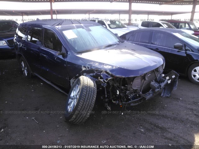 1C4RDHAGXHC690338 - 2017 DODGE DURANGO SXT Dark Blue photo 1