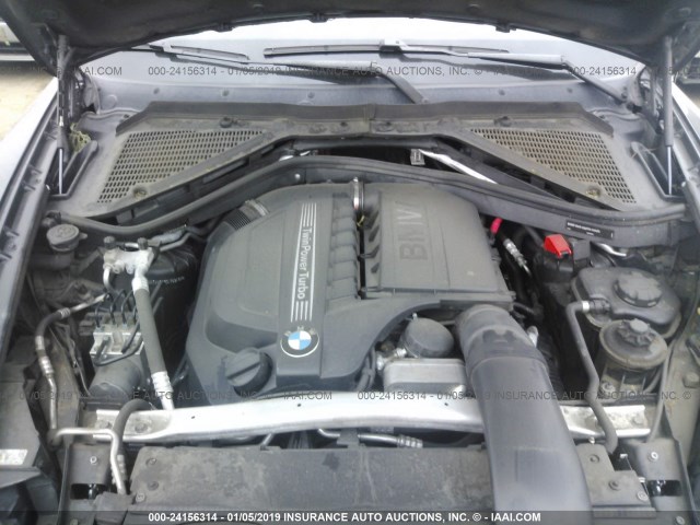 5UXZV4C51CL759412 - 2012 BMW X5 XDRIVE35I BLACK photo 10