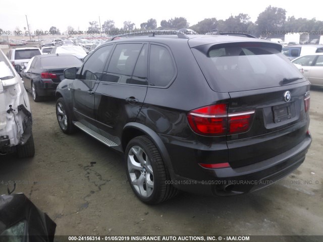 5UXZV4C51CL759412 - 2012 BMW X5 XDRIVE35I BLACK photo 3