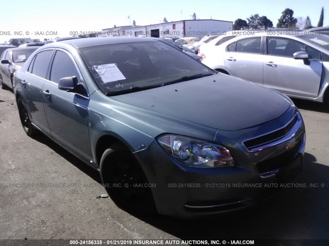 1G1ZG57B29F116956 - 2009 CHEVROLET MALIBU LS GREEN photo 1