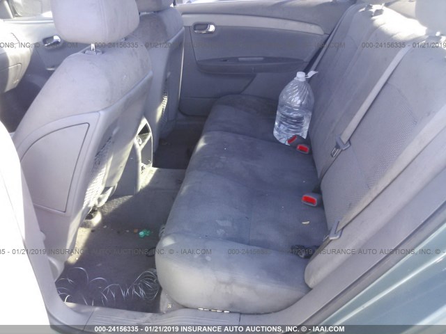 1G1ZG57B29F116956 - 2009 CHEVROLET MALIBU LS GREEN photo 8