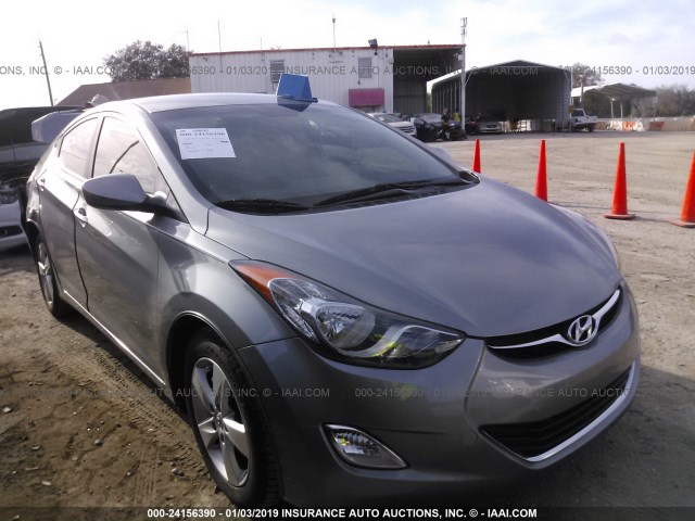 KMHDH4AE1CU373665 - 2012 HYUNDAI ELANTRA GLS/LIMITED SILVER photo 1