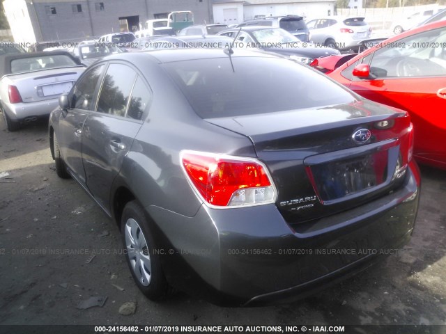 JF1GJAA61DH017181 - 2013 SUBARU IMPREZA GRAY photo 3