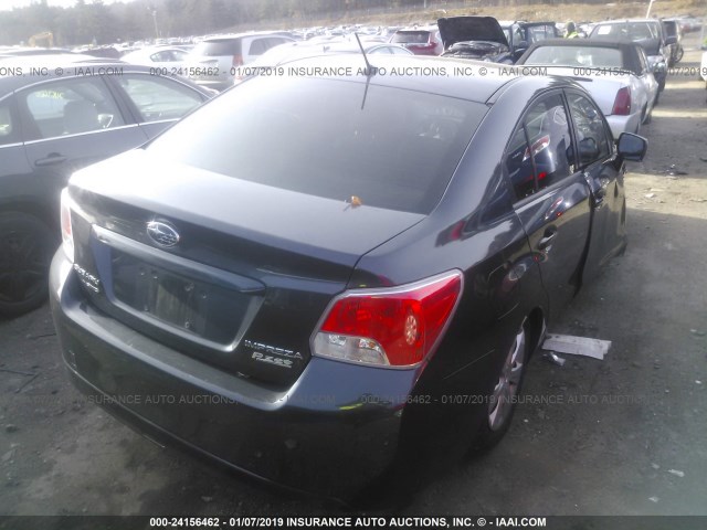 JF1GJAA61DH017181 - 2013 SUBARU IMPREZA GRAY photo 4