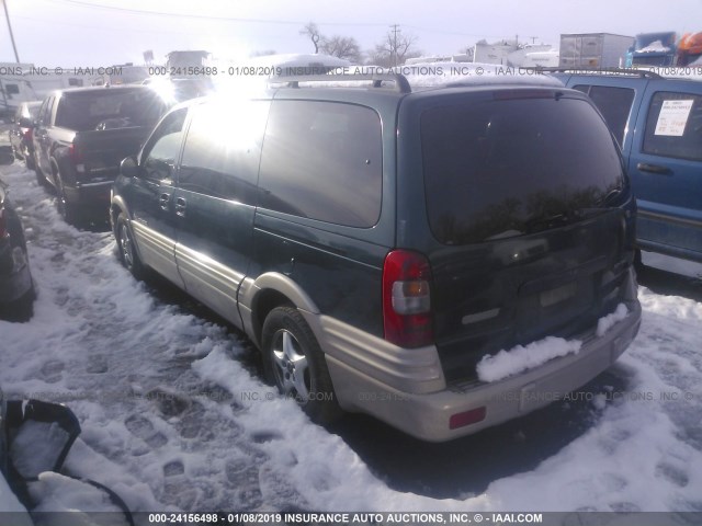 1GMDX03E1XD271622 - 1999 PONTIAC MONTANA / TRANS S  GREEN photo 3