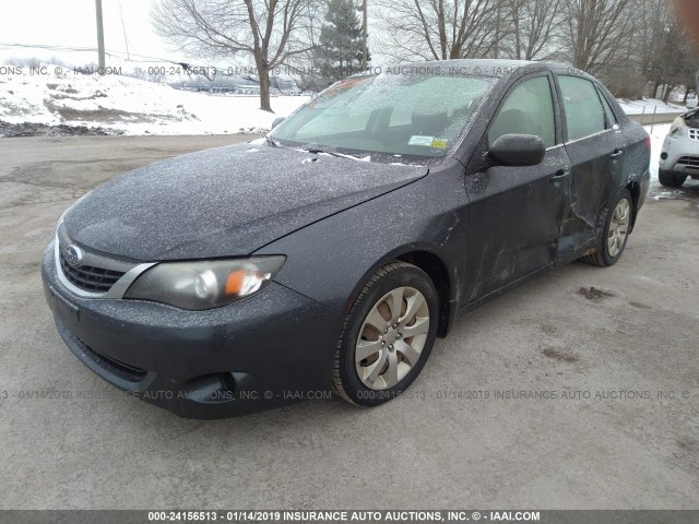 JF1GE61629G503948 - 2009 SUBARU IMPREZA 2.5I GRAY photo 2