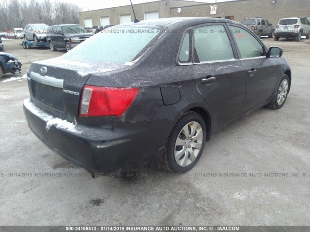 JF1GE61629G503948 - 2009 SUBARU IMPREZA 2.5I GRAY photo 4