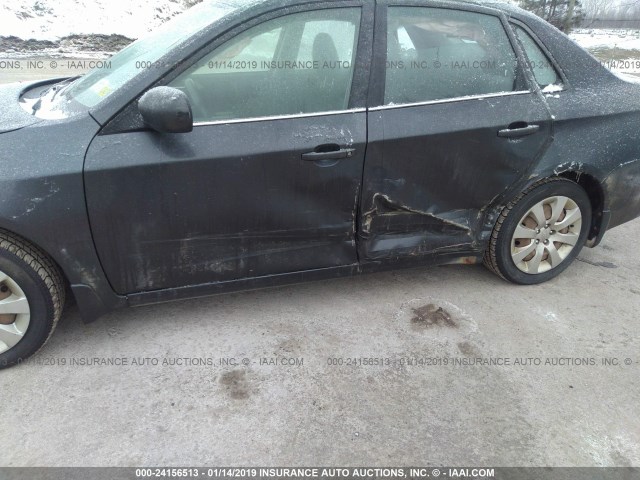 JF1GE61629G503948 - 2009 SUBARU IMPREZA 2.5I GRAY photo 6