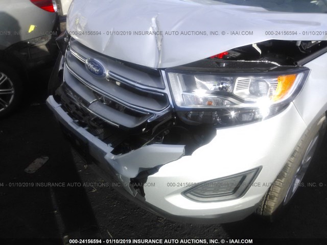 2FMPK3G99JBC45020 - 2018 FORD EDGE SE SILVER photo 6