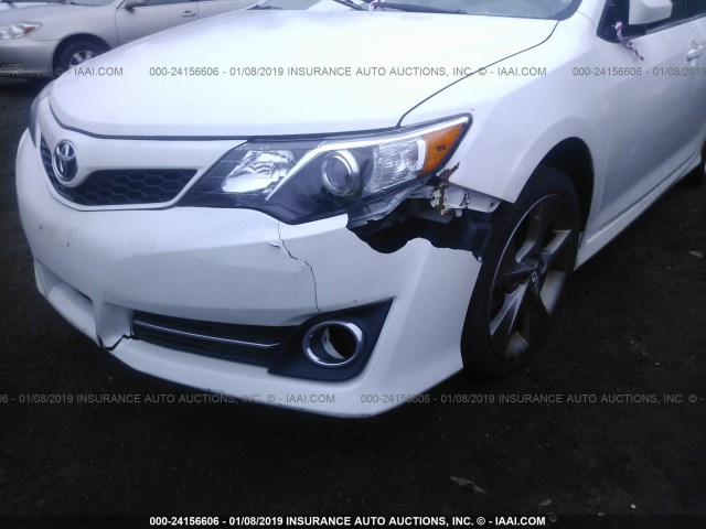 4T1BF1FK1EU431240 - 2014 TOYOTA CAMRY L/SE/LE/XLE 白色 照片 6