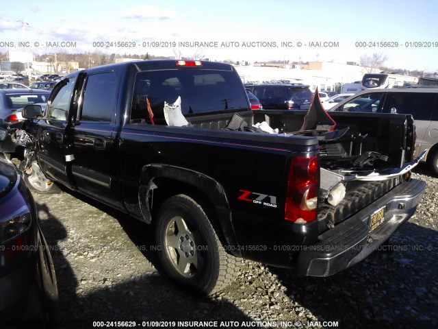 2GCEK13Z971146573 - 2007 CHEVROLET SILVERADO K1500 CLASSIC CREW CAB BLACK photo 3