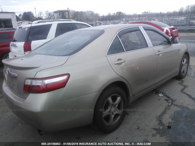 4T1BE46K57U047257 - 2007 TOYOTA CAMRY NEW GENERAT CE/LE/XLE/SE BROWN photo 4