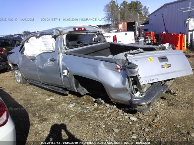 3GCUKREC0EG344319 - 2014 CHEVROLET SILVERADO K1500 LT SILVER photo 3