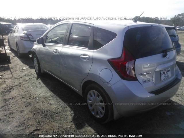 3N1CE2CP0GL393162 - 2016 NISSAN VERSA NOTE S/S PLUS/SV/SL/SR SILVER photo 3