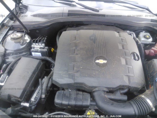 2G1FA1E32E9228913 - 2014 CHEVROLET CAMARO LS GRAY photo 10