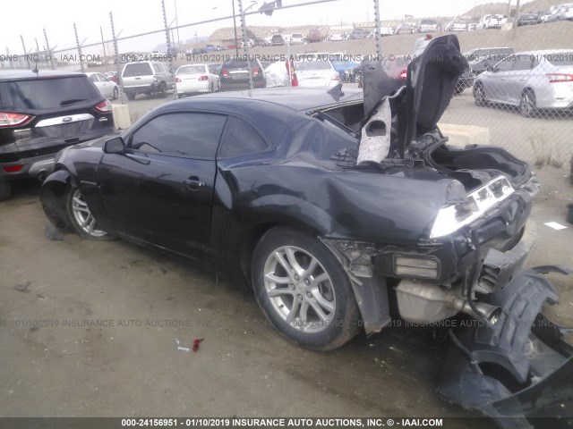 2G1FA1E32E9228913 - 2014 CHEVROLET CAMARO LS GRAY photo 3