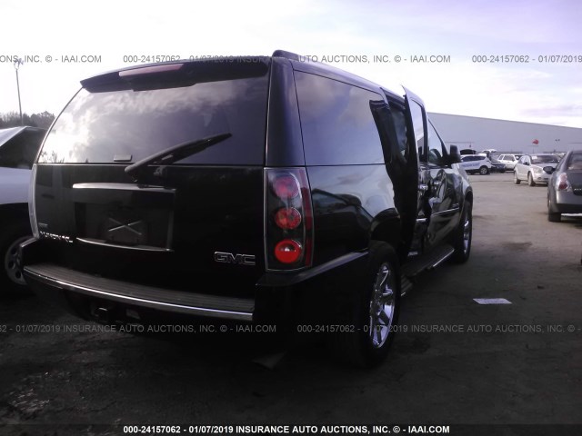 1GKS1MEFXBR228164 - 2011 GMC YUKON XL DENALI BLACK photo 4