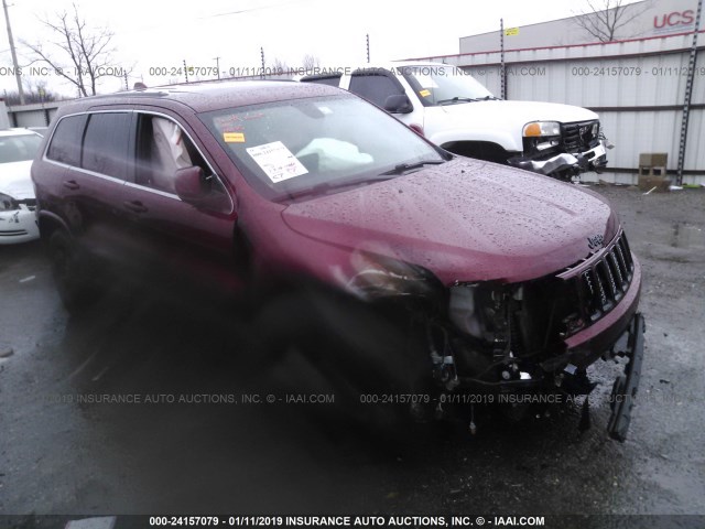 1C4RJFAG4FC712067 - 2015 JEEP GRAND CHEROKEE LAREDO MAROON photo 1
