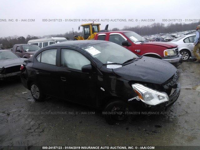 ML32F3FJ5JHF02410 - 2018 MITSUBISHI MIRAGE G4 ES Черный фото 1