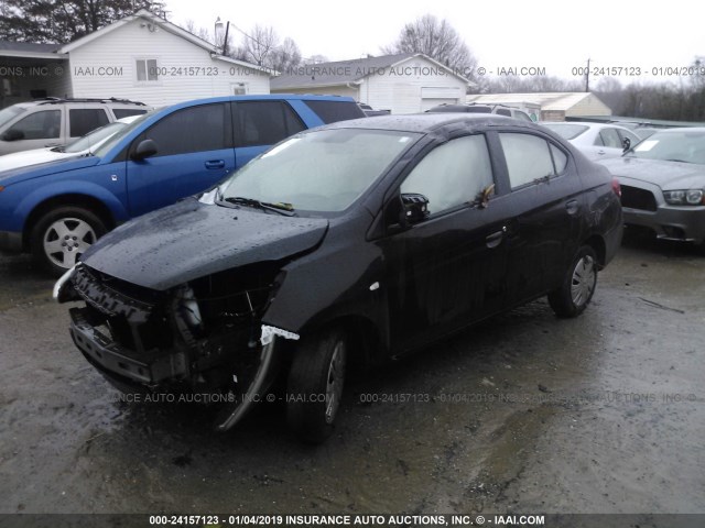 ML32F3FJ5JHF02410 - 2018 MITSUBISHI MIRAGE G4 ES Черный фото 2