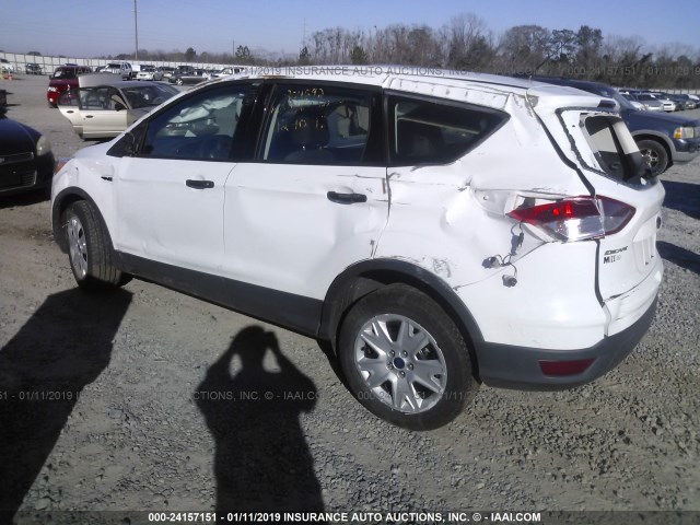 1FMCU0F72GUB51801 - 2016 FORD ESCAPE S WHITE photo 3