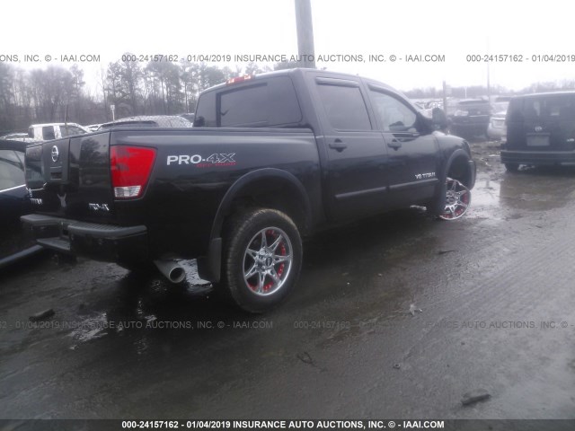 1N6AA0EC5CN323100 - 2012 NISSAN TITAN S/SV/SL/PRO-4X BLACK photo 4