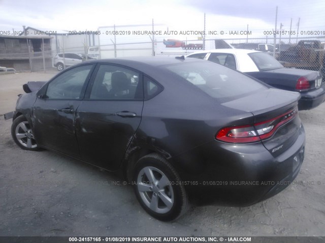 1C3CDFBBXFD320158 - 2015 DODGE DART SXT GRAY photo 3