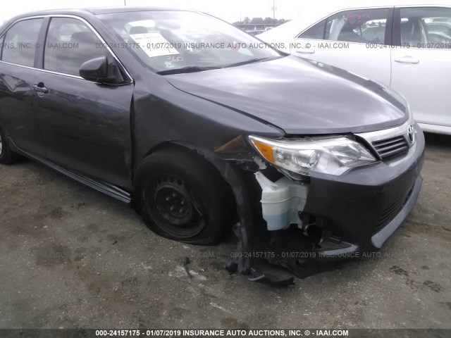4T4BF1FK9ER433744 - 2014 TOYOTA CAMRY L/SE/LE/XLE GRAY photo 6