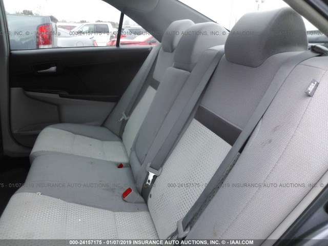 4T4BF1FK9ER433744 - 2014 TOYOTA CAMRY L/SE/LE/XLE GRAY photo 8