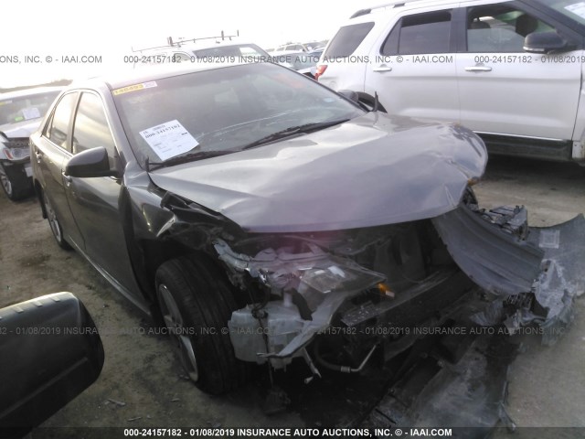 4T1BF1FK5EU434187 - 2014 TOYOTA CAMRY L/SE/LE/XLE GRAY photo 1
