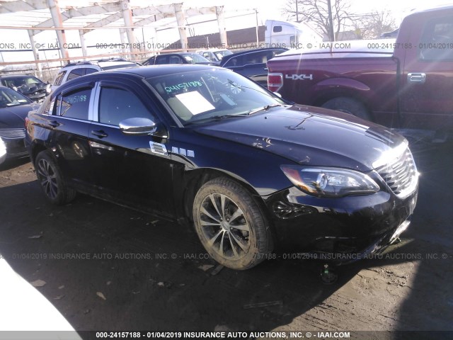 1C3CCBBG0EN191993 - 2014 CHRYSLER 200 TOURING BLACK photo 1