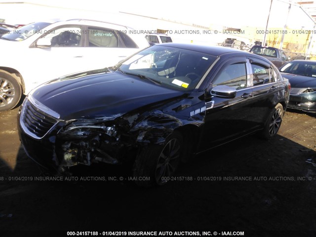 1C3CCBBG0EN191993 - 2014 CHRYSLER 200 TOURING BLACK photo 2