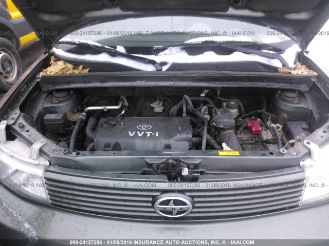 JTLKT324564046317 - 2006 TOYOTA SCION XB Boz foto 10