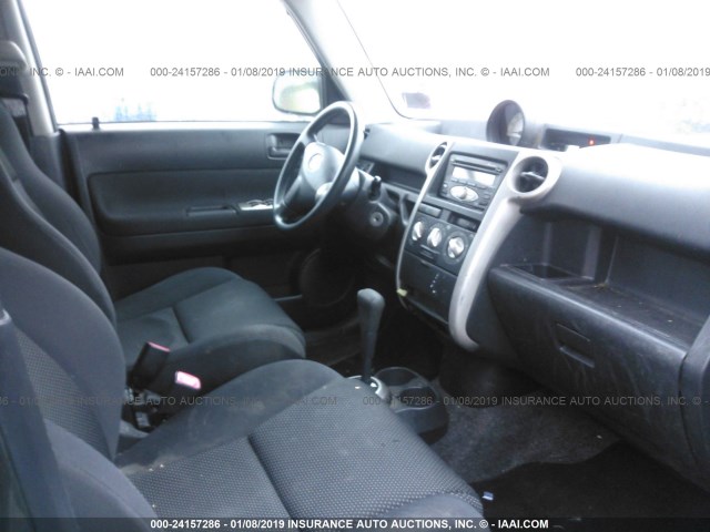 JTLKT324564046317 - 2006 TOYOTA SCION XB Boz foto 5