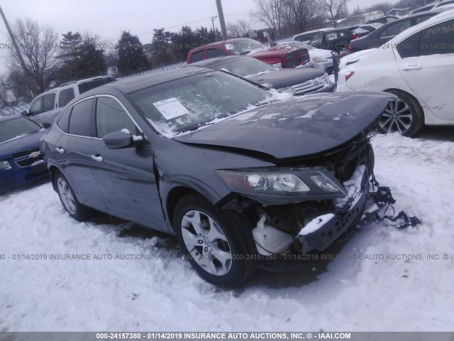 5J6TF1H52BL000322 - 2011 HONDA ACCORD CROSSTOUR EXL GRAY photo 1