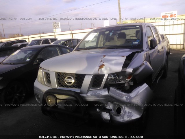 1N6AD0ER8CC440421 - 2012 NISSAN FRONTIER S/SV/SL/PRO-4X GRAY photo 2