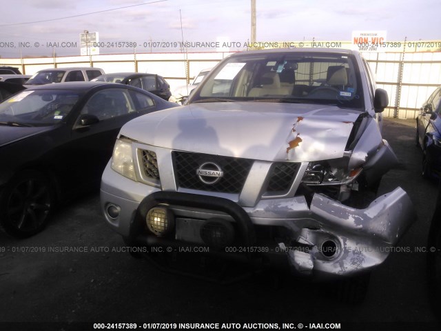 1N6AD0ER8CC440421 - 2012 NISSAN FRONTIER S/SV/SL/PRO-4X GRAY photo 6