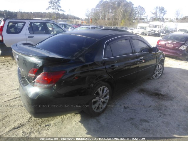 4T1BK36B68U254793 - 2008 TOYOTA AVALON XL/XLS/TOURING/LIMITED BLACK photo 4