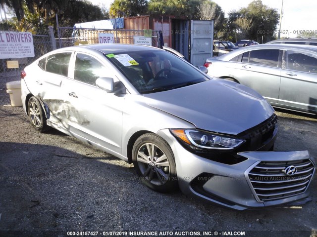 5NPD84LF0HH099547 - 2017 HYUNDAI ELANTRA SE/VALUE/LIMITED SILVER photo 1