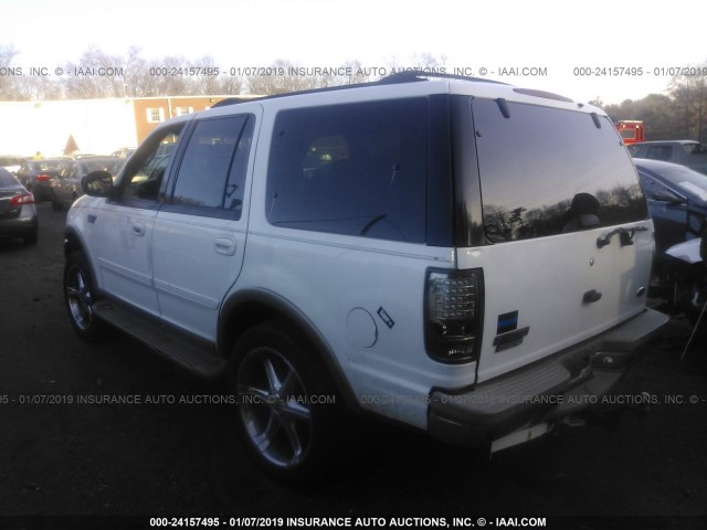 1FMFU18L72LA15983 - 2002 FORD EXPEDITION EDDIE BAUER WHITE photo 3