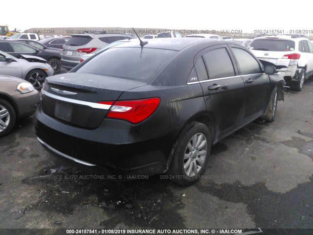 1C3CCBBB4EN102060 - 2014 CHRYSLER 200 TOURING BLACK photo 4