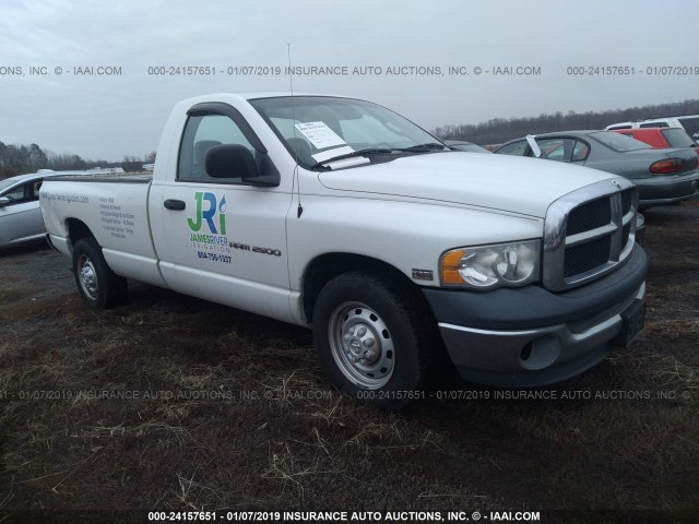 3D7KA26D44G257343 - 2004 DODGE RAM 2500 ST/SLT WHITE photo 1