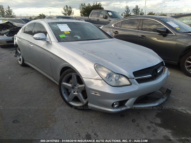 WDDDJ76X16A036588 - 2006 MERCEDES-BENZ CLS 55 AMG SILVER photo 1