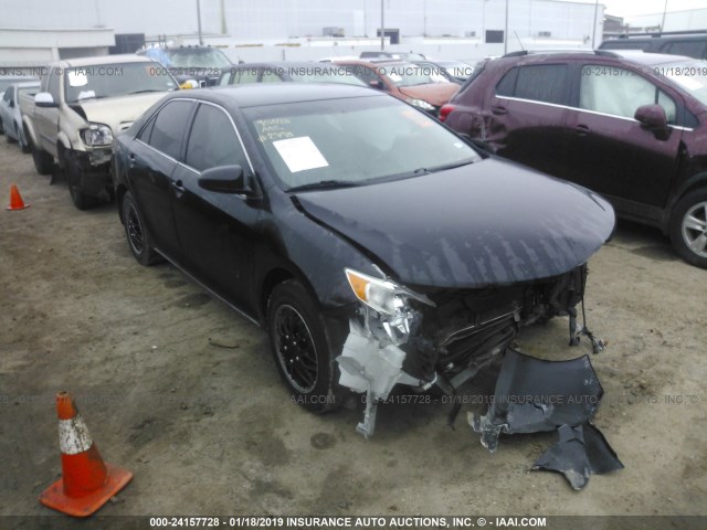 4T4BF1FK4DR302798 - 2013 TOYOTA CAMRY L/SE/LE/XLE BLACK photo 1