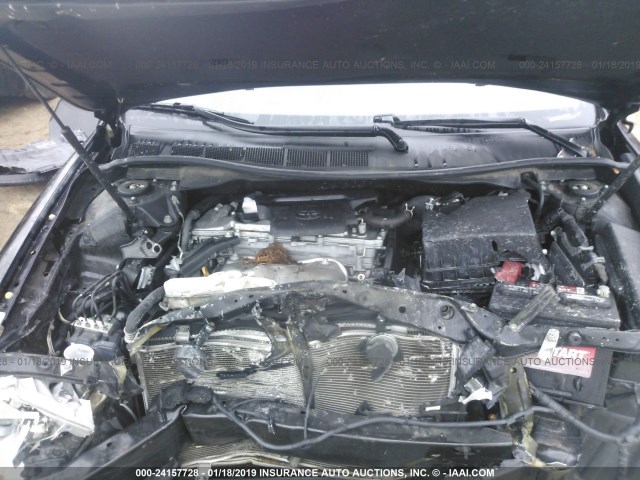 4T4BF1FK4DR302798 - 2013 TOYOTA CAMRY L/SE/LE/XLE BLACK photo 10