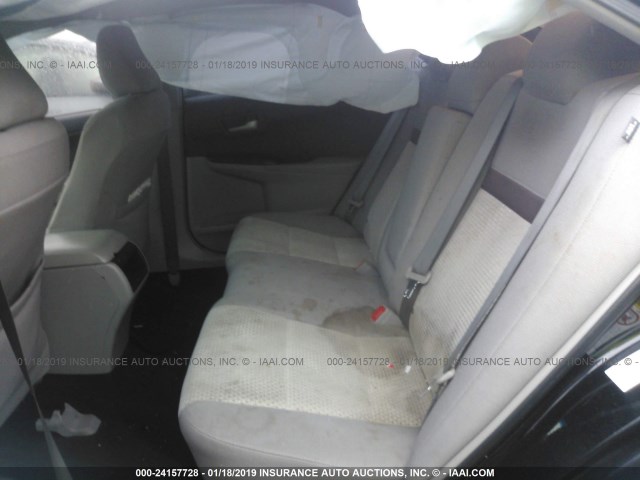 4T4BF1FK4DR302798 - 2013 TOYOTA CAMRY L/SE/LE/XLE BLACK photo 8