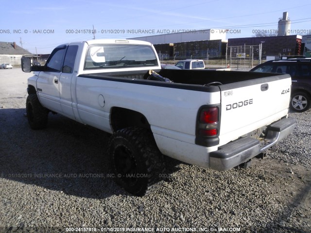 3B7KF236X1G774756 - 2001 DODGE RAM 2500 WHITE photo 3