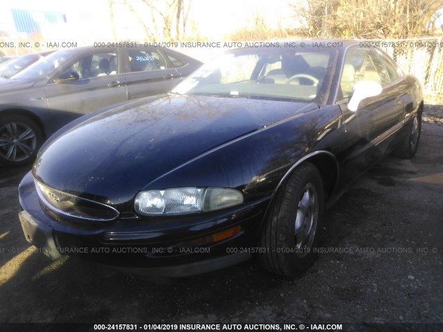 1G4GD2218X4701808 - 1999 BUICK RIVIERA BLACK photo 2